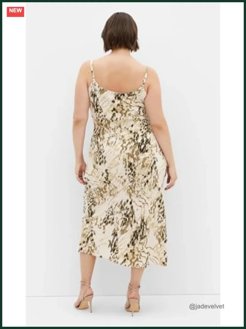 Plus Size Sheath Slip Dress with Cowl Neck | Sleeveless